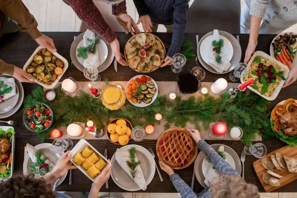 core elements of curated Christmas meals